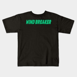 Wind Breaker Anime Title Typography Inspired WB-1 Kids T-Shirt